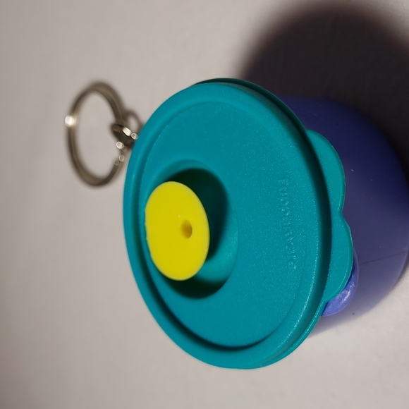 Vintage Tupperware Crystal Wave Soup Bowl Key Chain - Picture 3 of 6